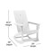 Flash Furniture White Modern Poly Resin Adirondack Rockers, PK 2 JJ-C14709-WH-2-GG - alternate 3